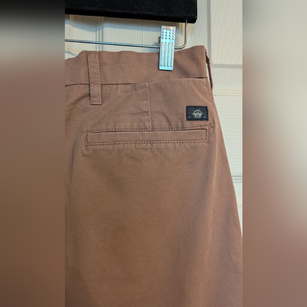 Dockers Dark Salmon Cargo Cotton Shorts, Size W 30 - Picture 9 of 15